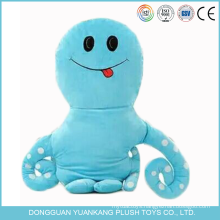 Custom PP Cotton Plush Toy Sea Animal Octopus Emoji Pillow